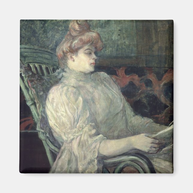 Woman Reading Magnet (Front)