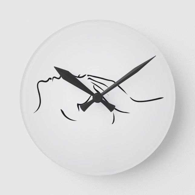 Woman receiving spa treatment round clock (Front)