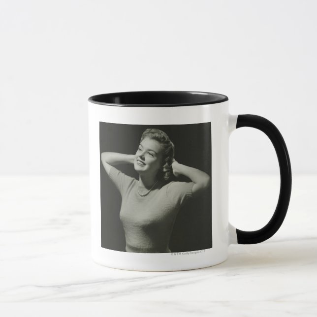 Woman Relaxing Mug (Right)