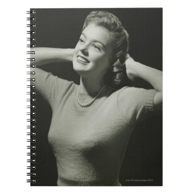 Woman Relaxing Notebook (Front)