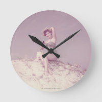 Woman Relaxing on Beach
