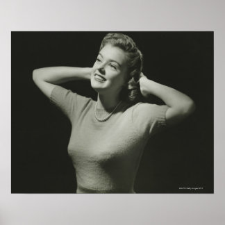 Woman Relaxing Poster