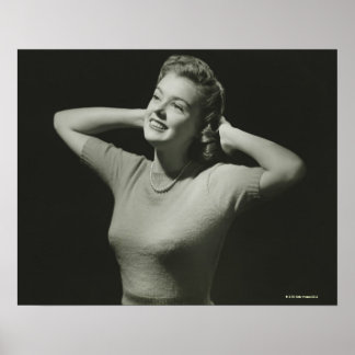 Woman Relaxing Poster