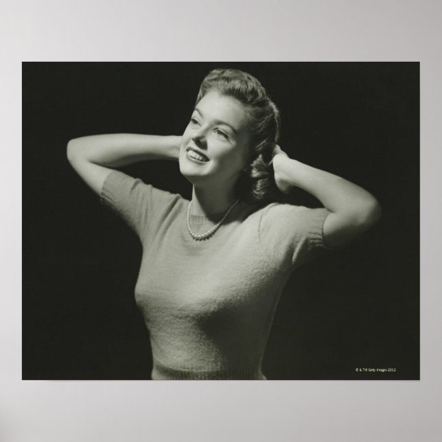 Woman Relaxing Poster (Front)