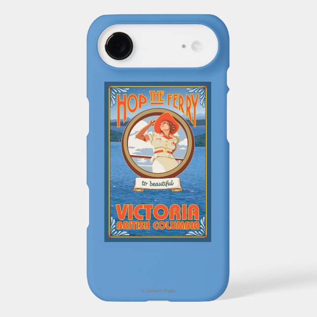 Woman Riding Ferry - Victoria, BC Canada Case-Mate iPhone Case (Back)