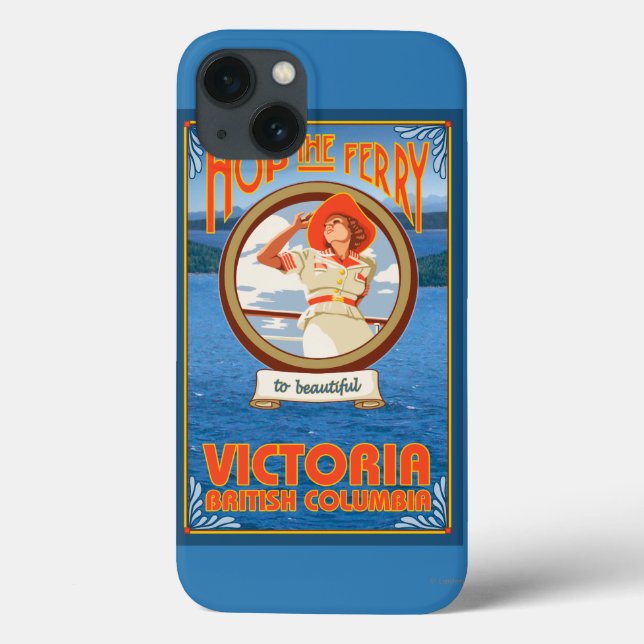 Woman Riding Ferry - Victoria, BC Canada Case-Mate iPhone Case (Back)