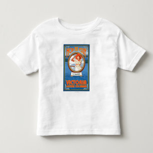 Woman Riding Ferry - Victoria, BC Canada Toddler T-Shirt