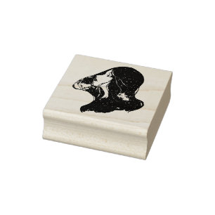 Woman Rubber Stamp