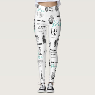 Woman’s fashion magazine Leggings