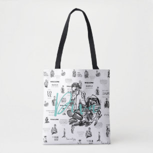 Woman’s fashion magazine tote bag