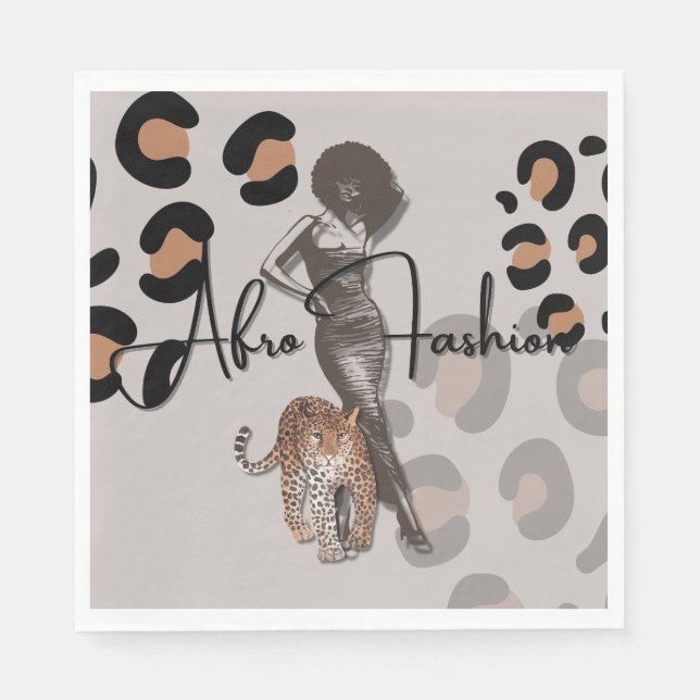 Woman’s fashion  paper  napkin (Front)