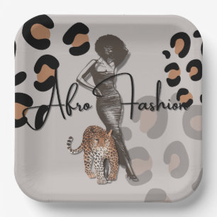 Woman’s fashion  paper plates