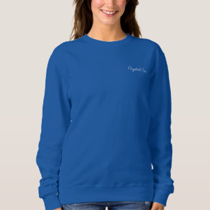 Woman’s sweat shirt with painting image 