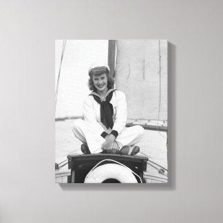 Woman Sailor Canvas Print