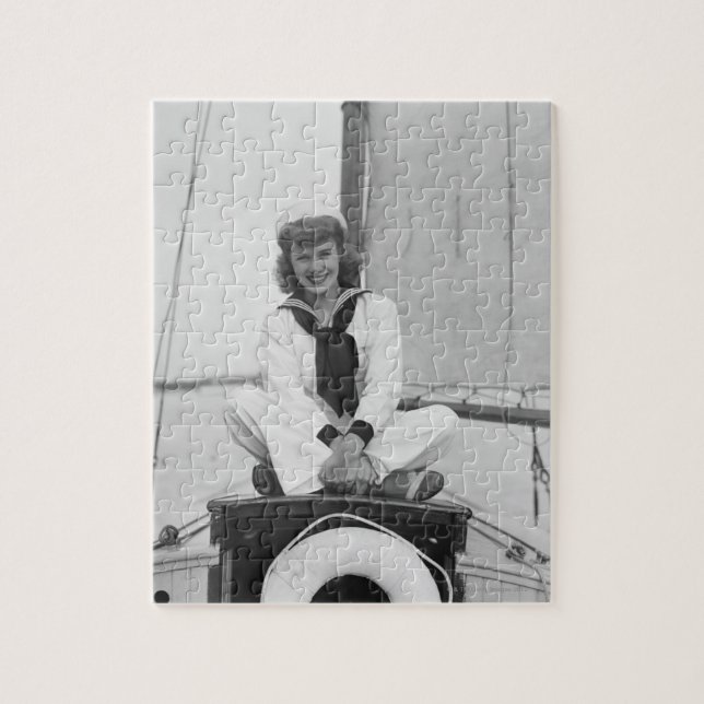 Woman Sailor Jigsaw Puzzle (Vertical)
