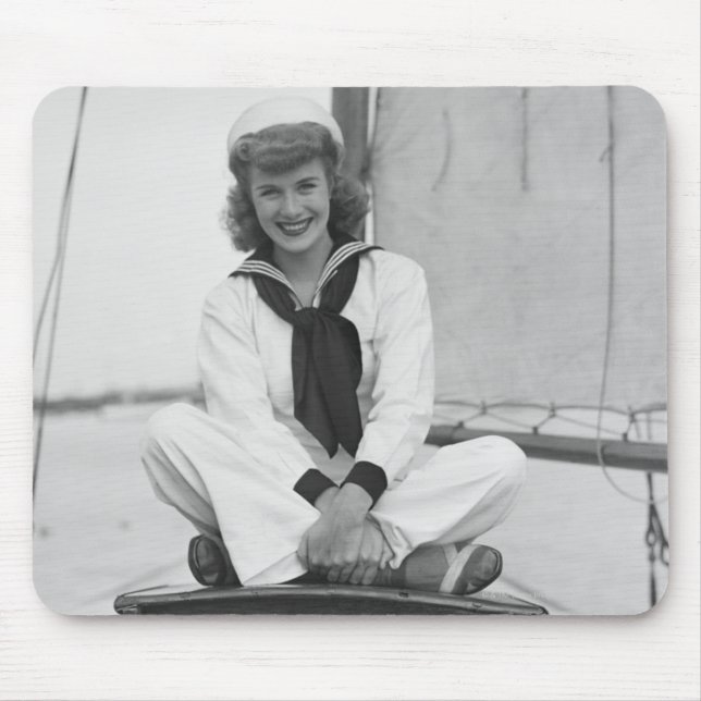 Woman Sailor Mouse Mat (Front)