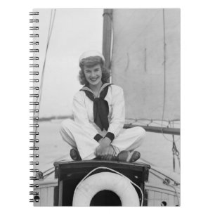Woman Sailor Notebook