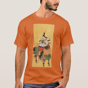 WOMAN SAMURAI TOMOE GOZEN HORSEBACK Japanese Art T-Shirt