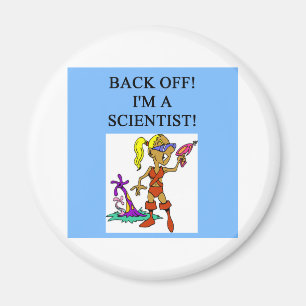 woman scientist magnet