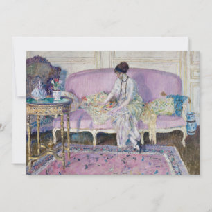 Woman Seated on Sofa   Frederick Carl Frieseke