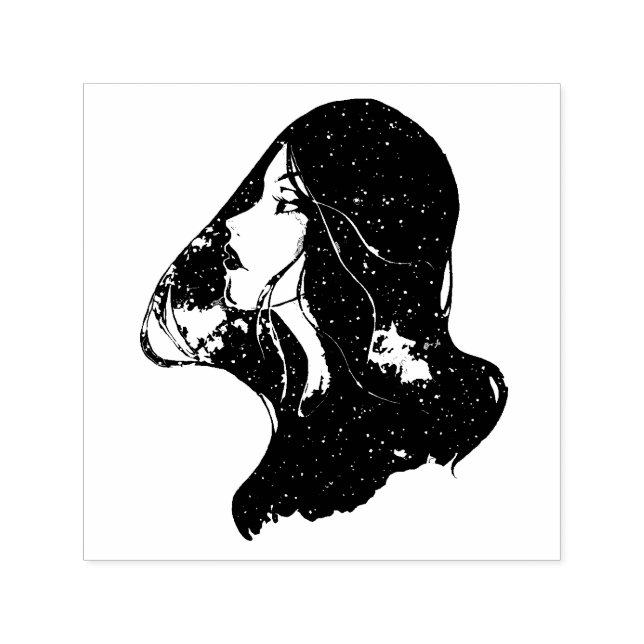 Woman Self-inking Stamp (Design)