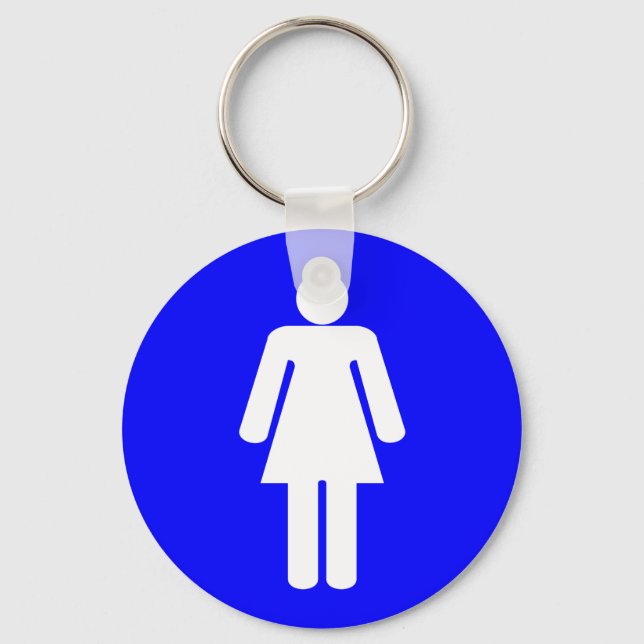 Woman Shape Key Ring (Front)