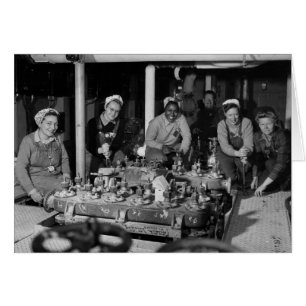 Woman Shipfitters Working on Submarine