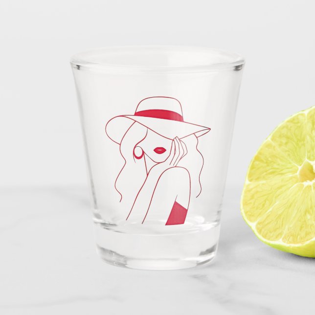 Woman Shot Glass (Front)