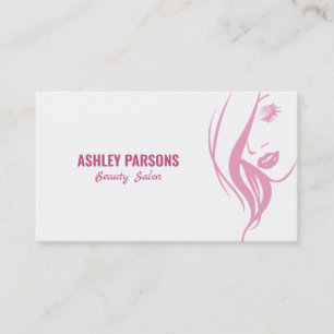Woman Silhouette Business Card
