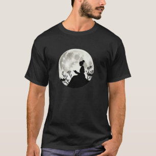 Woman Silhouette in Moonlight Shade Moon Moonnight T-Shirt