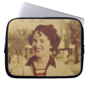 Woman Sitting Outside Laptop Sleeve