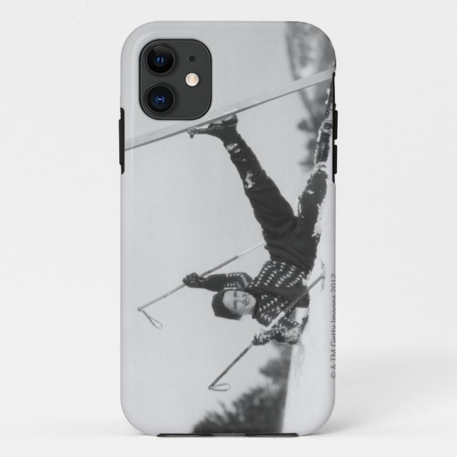 Woman Skier 2 Case-Mate iPhone Case (Back)