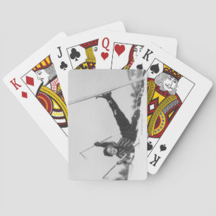 Woman Skier 2 Playing Cards