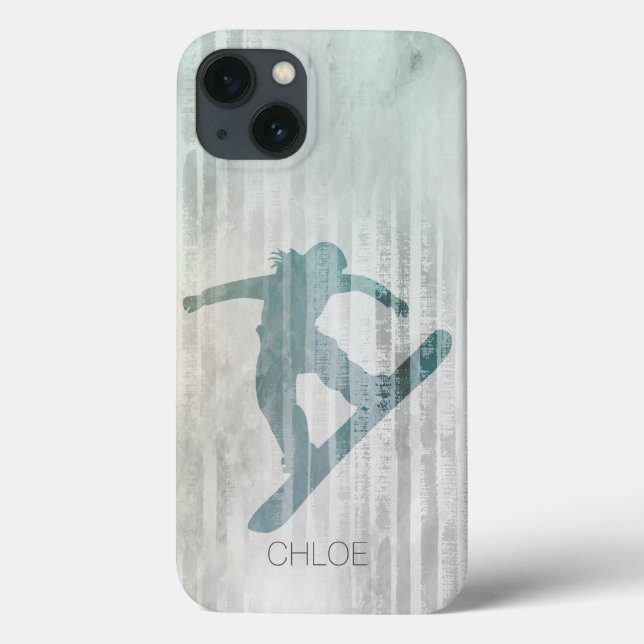 Woman Snowboarder Case-Mate iPhone Case (Back)