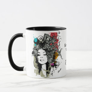 Woman Strong Empowered Personalise Mug