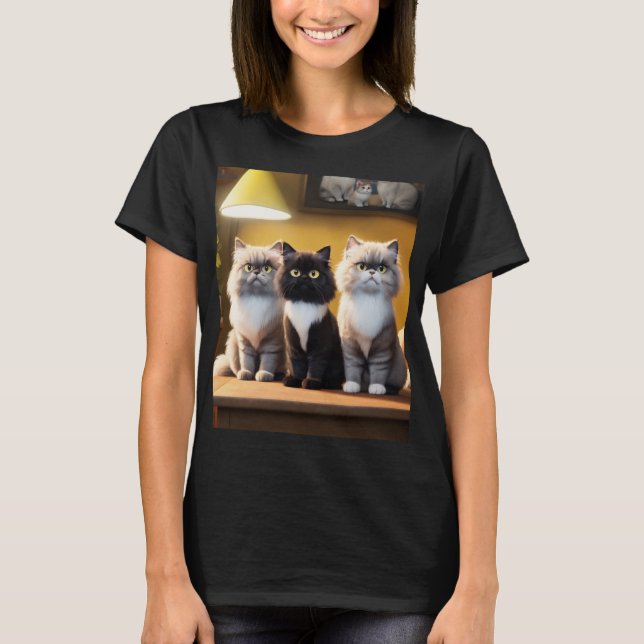 Woman stylis design t-shirt, 100%cotton T-Shirt (Front)