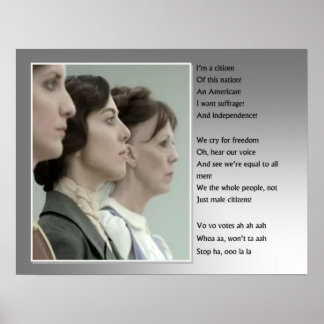 Woman Suffrage Poster