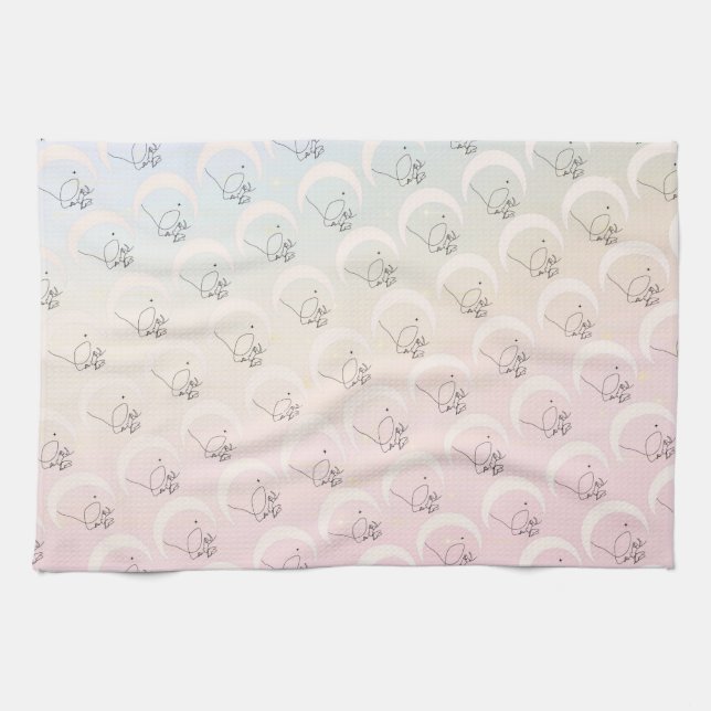 Woman Tea Towel (Horizontal)