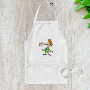 Woman Telling Lies Standard Apron
