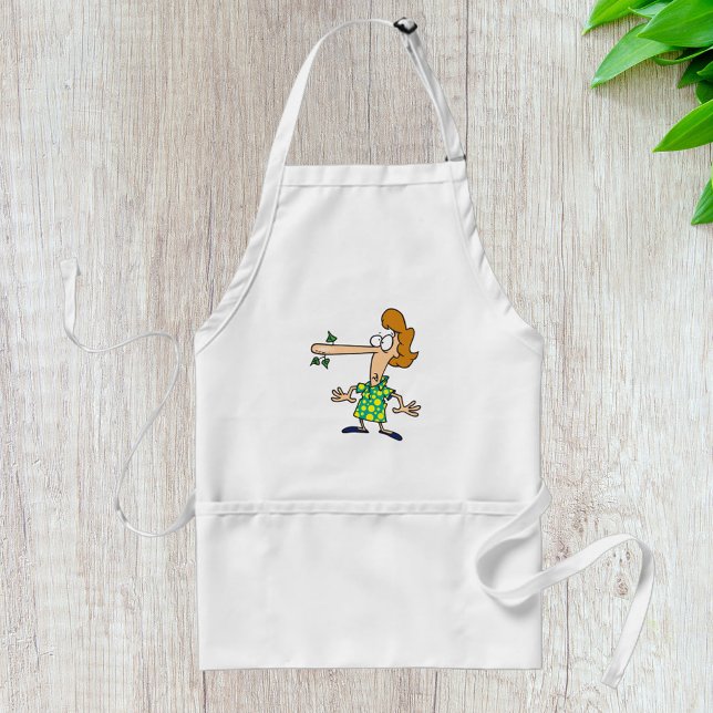 Woman Telling Lies Standard Apron (Creator Uploaded)