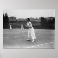 Woman Tennis Player getting ready Photograph
