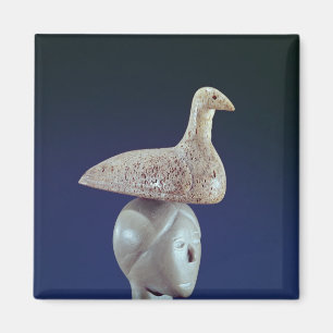 Woman thinking of a Loon bird, from Cape Dorset Magnet