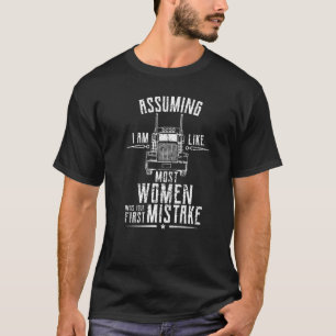 Woman Truck Driver Female Trucker T-Shirt