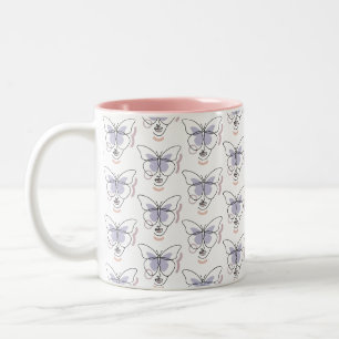 Woman Two-Tone Coffee Mug