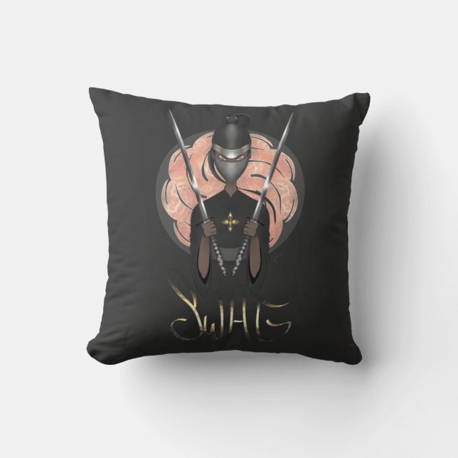 Woman Warrior Strong Cushion (Front)