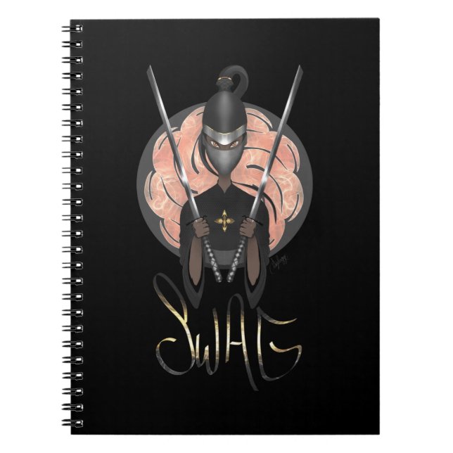 Woman Warrior Strong Notebook (Front)