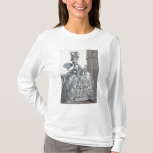 Woman wearing a stylish dress with her hair T-Shirt