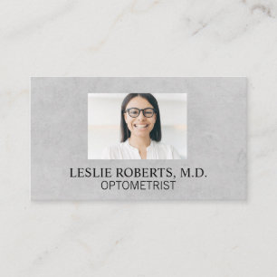 Woman Wearing Prescription Glasses    Optometrist Business Card