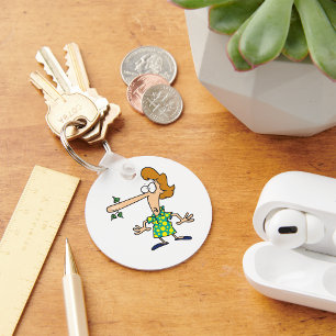 Woman Who Told Lies Key Ring