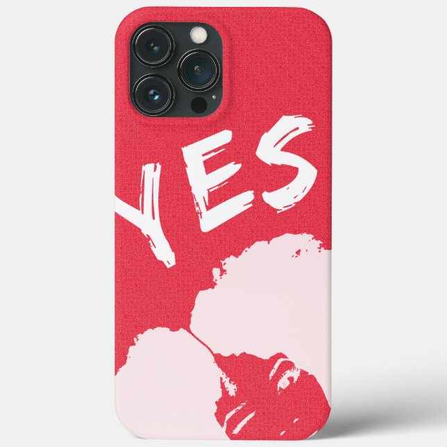 Woman Winking , Thinking Yes Case-Mate iPhone Case (Back)